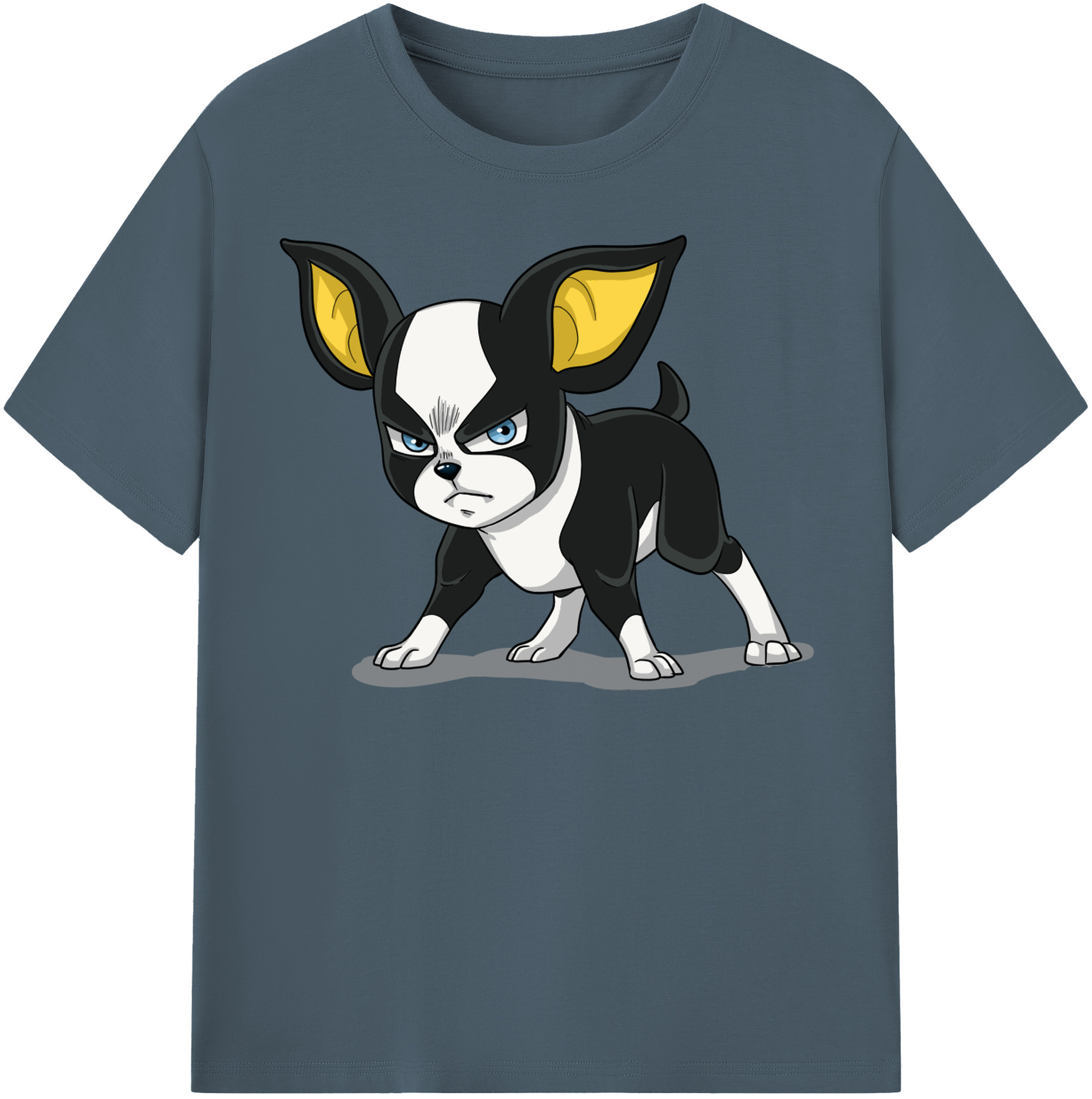 （画像用） ジョジョの奇妙な冒険 イギー JoJo's Bizarre Adventure Iggy 綿100％半袖Tシャツ（フロントプリント）